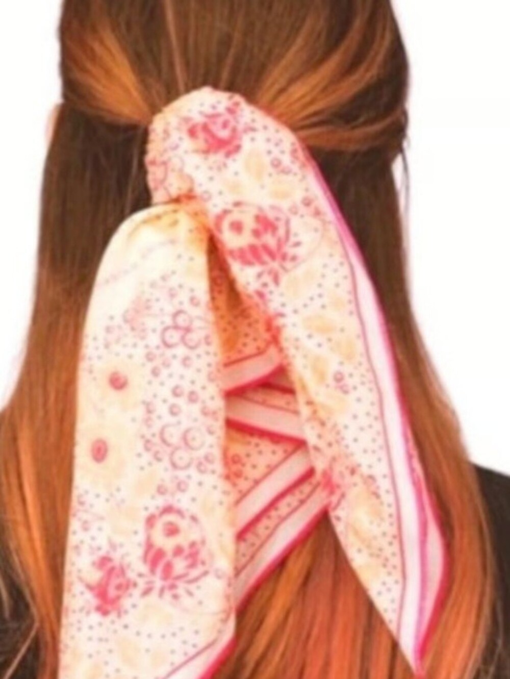 Margot Elena Pink Floral Scarf